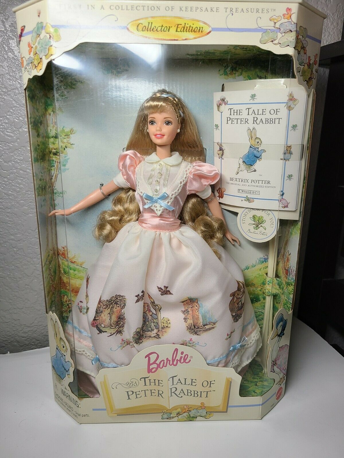 Barbie And The Tale Of Peter Rabbit 1998 Doll Collectors Edition New Mattel