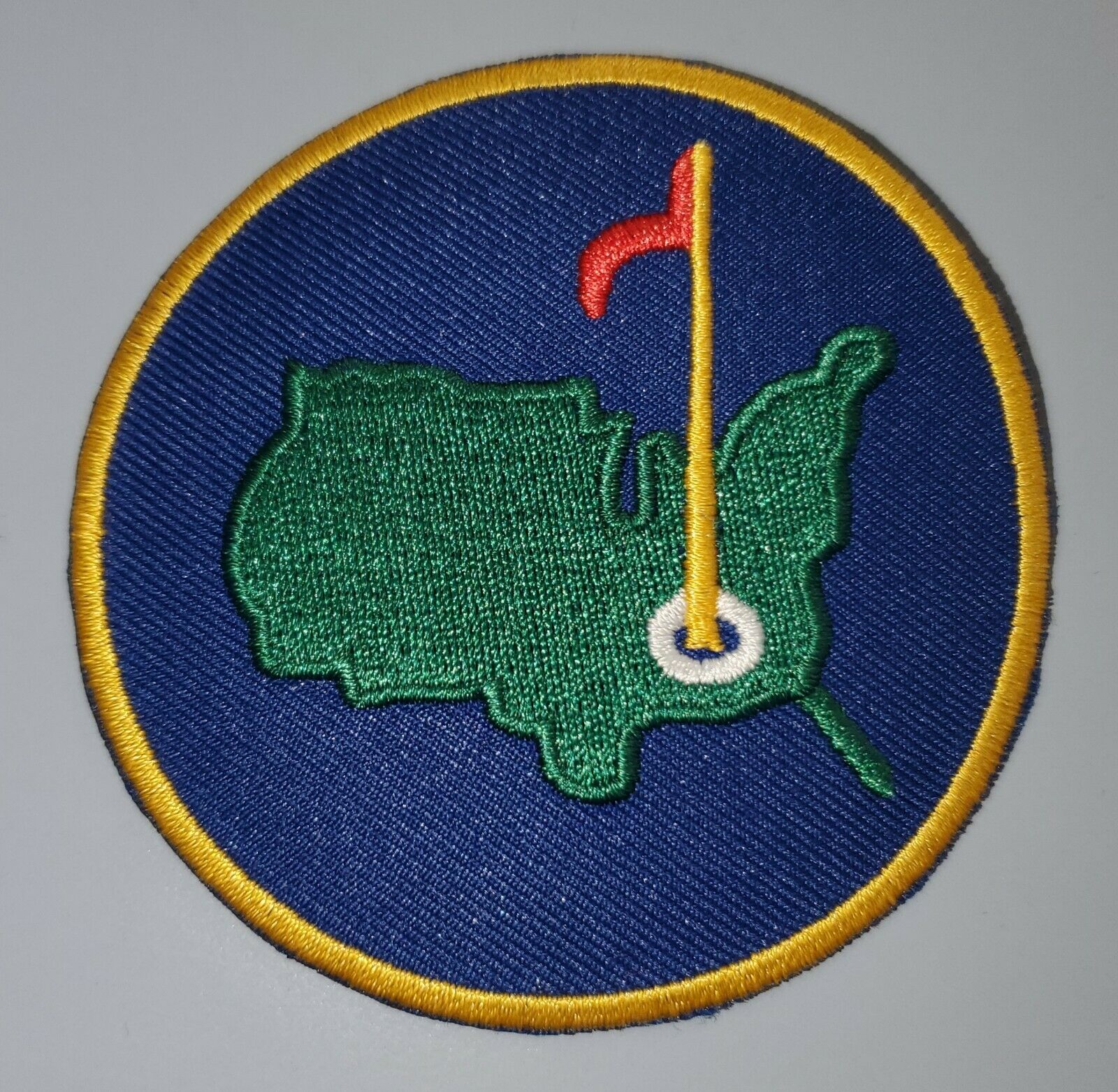 "the Masters Golf History" Embroidered Iron On 3 X 3 Patch