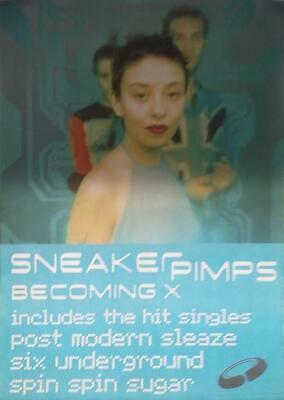 Sneaker Pimps : Becoming X : Rare 1996 English Promo Poster