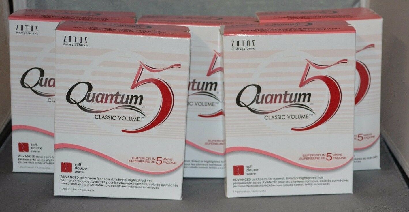 Quantum 5 Classic Volume Acid Perm (5 Pk) Creates Soft Body And Supportive Waves
