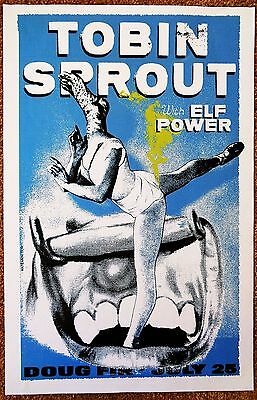 Tobin Sprout 2017 Gig Poster Portland Oregon Concert Guided By Voices