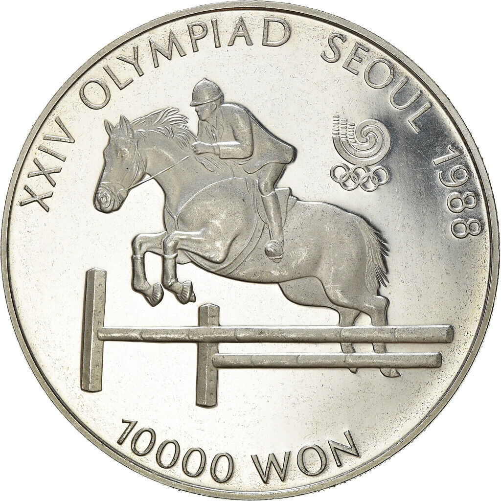 [#955687] Coin, Korea-south, 1988 Olympics, 10000 Won, 1988, Be, Ms, Silv