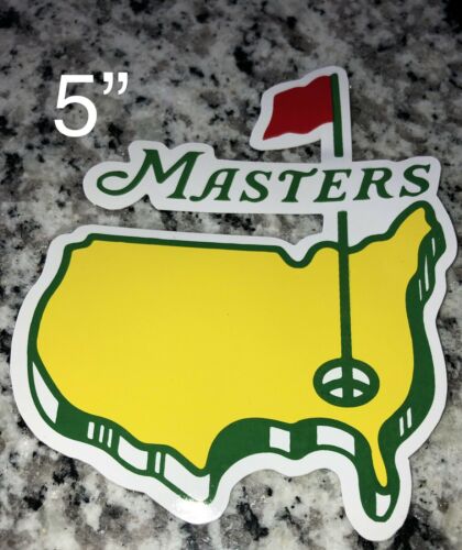 Masters Golf Logo Large Sticker Augusta National Car Window Vinyl 5” Die Cut