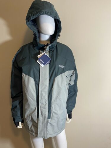 Nwt Wantdo Men's Waterproof Hooded Fleece Ski Jacket Windproof Parka Size L