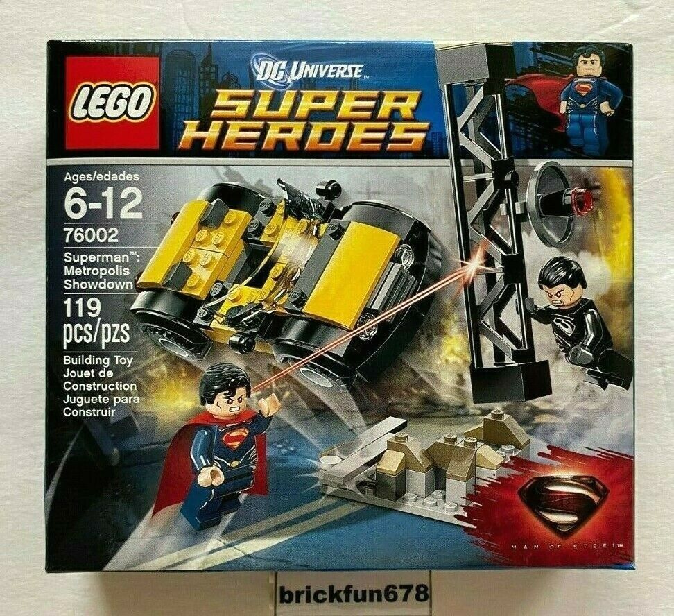 Lego Dc Super Heroes 76002 Superman Metropolis Showdown New Factory Sealed Box