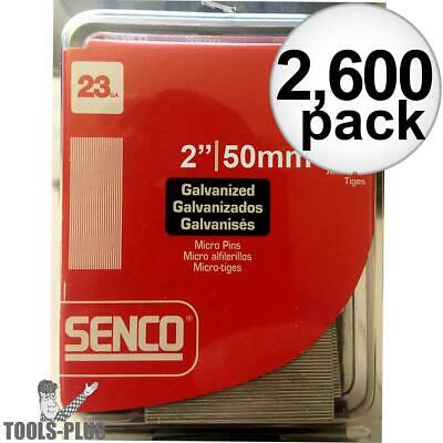 Senco 2" 23 Gauge Galvanized Micro Pin Nails A102009 New