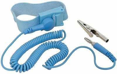 New Blue Anti Static Antistatic Esd Adjustable Wrist Strap Band Us Seller