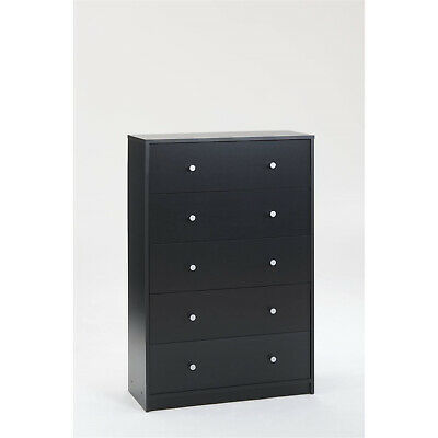 Tvilum May Chest 5 Drawers Black