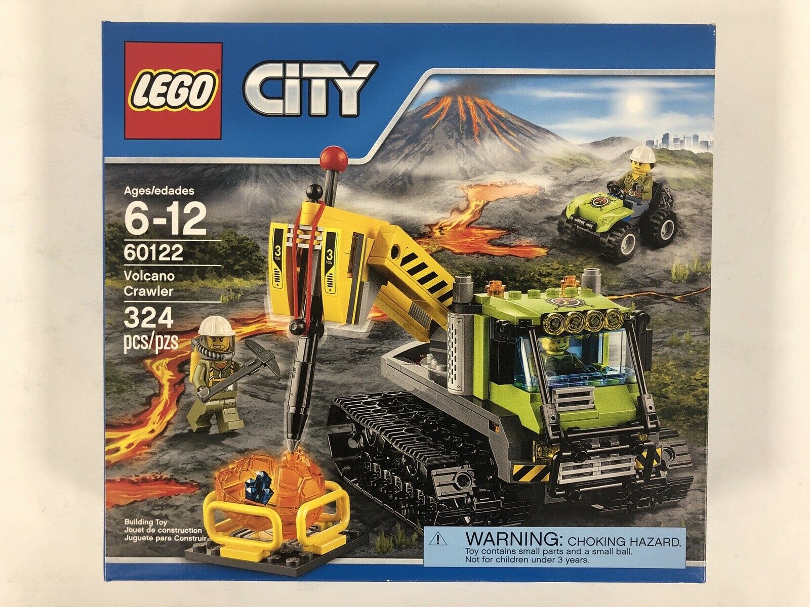 Lego City Volcano Crawler 60122 - New Sealed