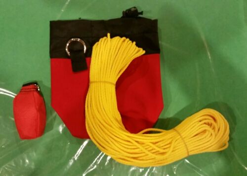 Throw Line Kit  Rope Bag , Weighted Throw Bag And 150' Of Throw Line