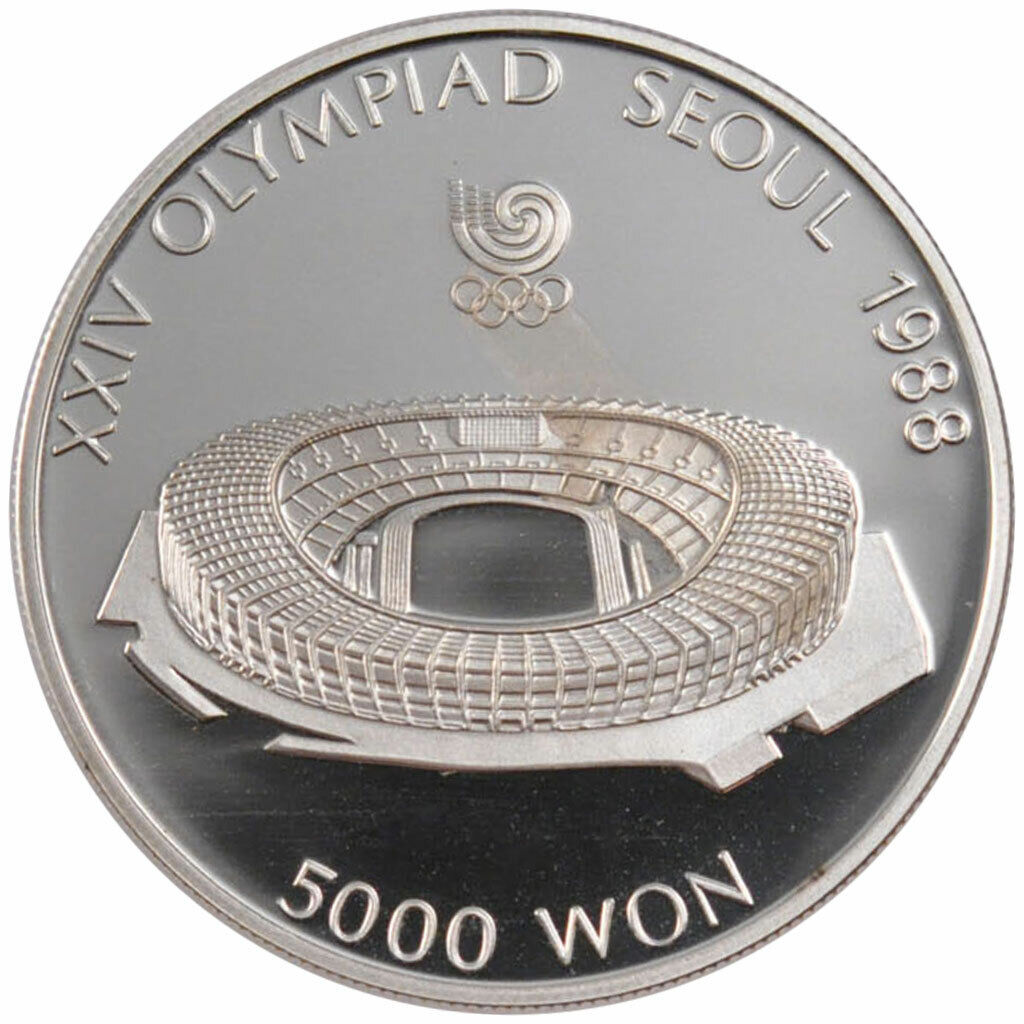 [#56611] Coin, Korea-south, 5000 Won, 1988, Ms, Silver, Km:60