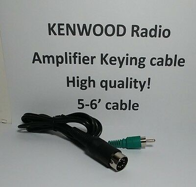 Kenwood Hf Amplifier Keying Cable For Ts-590s Ts-590sg Ts-2000 Ts-570, 7 Pin Din