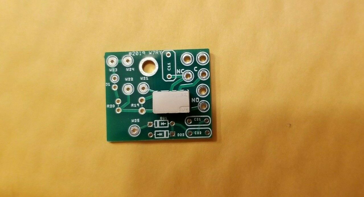 W7ry Qsk Input Rf Relay And Circuit Board Mounting Now With Post Rf Detector