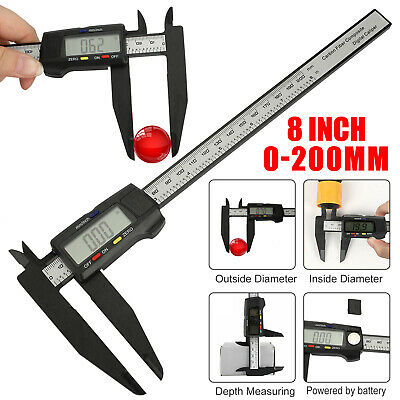 Digital Caliper Vernier Micrometer Electronic Ruler Gauge Meter Measuring Tool