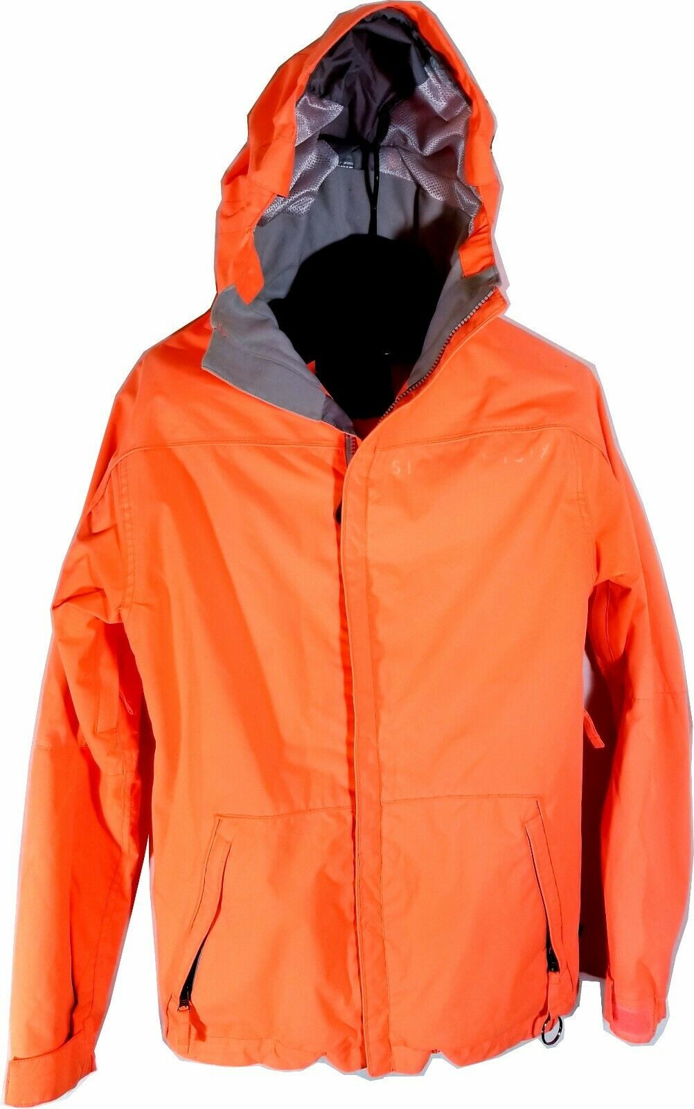 686 Mens X-small Snow Boarding Ski Jacket Coat Hooded Orange Sku: J1