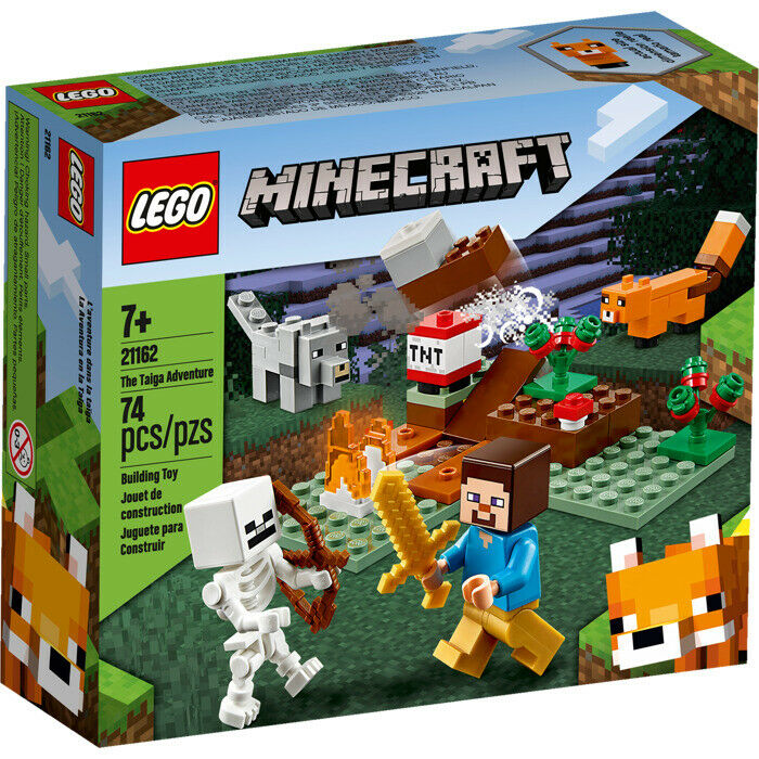 Lego 21162 Minecraft The Taiga Adventure 74 Pieces Brand New
