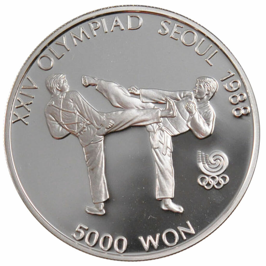 [#56615] Coin, Korea-south, 5000 Won, 1987, Ms, Silver, Km:66