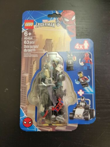 Lego Marvel 40454 Minifigure Pack Spiderman Vs Venom And Iron Venom Rare In Hand