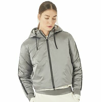 Oakley Womens Luxe Nylon Puffy Jacket - Stone Grey - Pick A Size