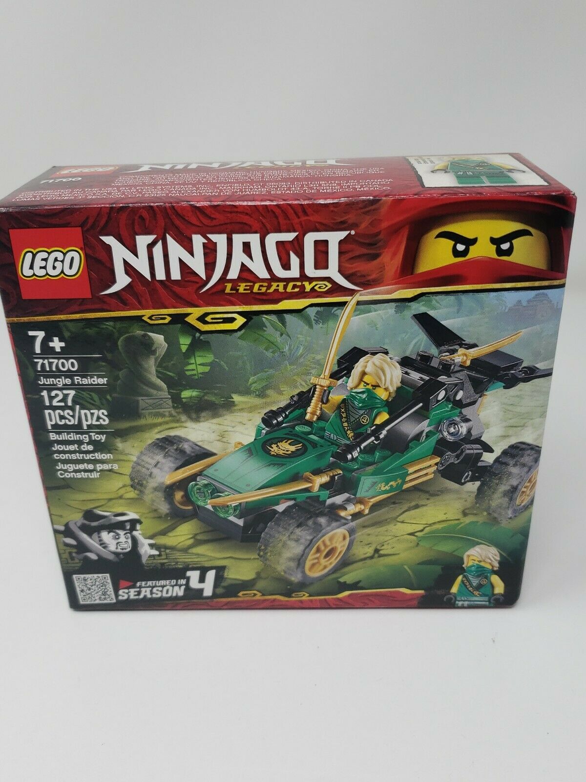 Lego Ninjago Legacy Jungle Raider (71700) 127 Pcs Free Shipping New