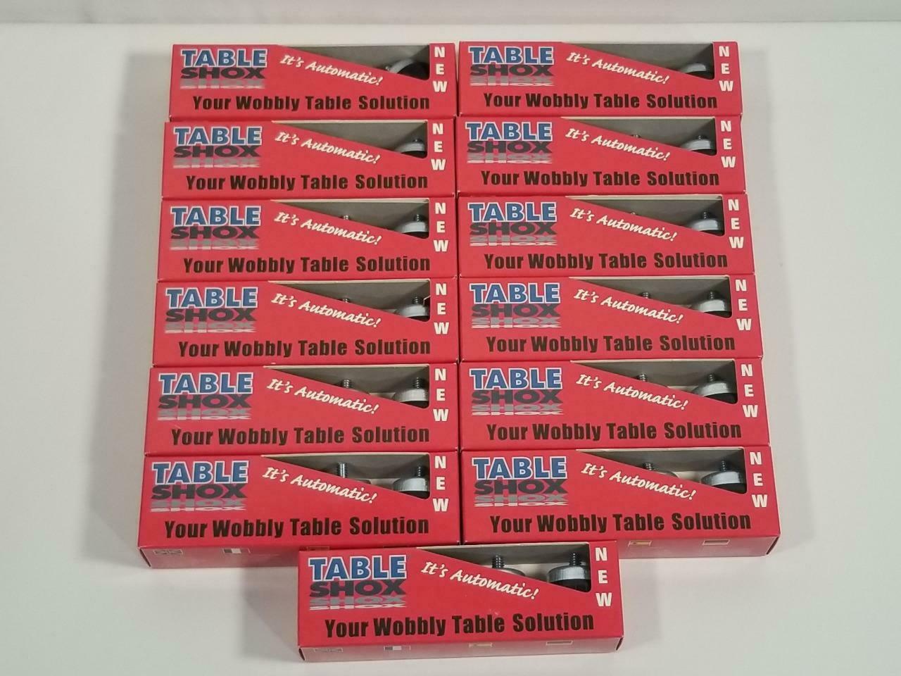 Table Shox 1/4-20 Nc Self Leveling Glides 13 Sets Of 4  New In Box